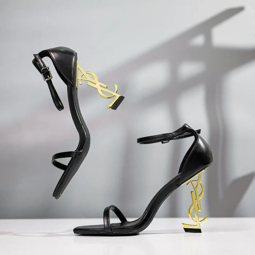 Black YSL Heel