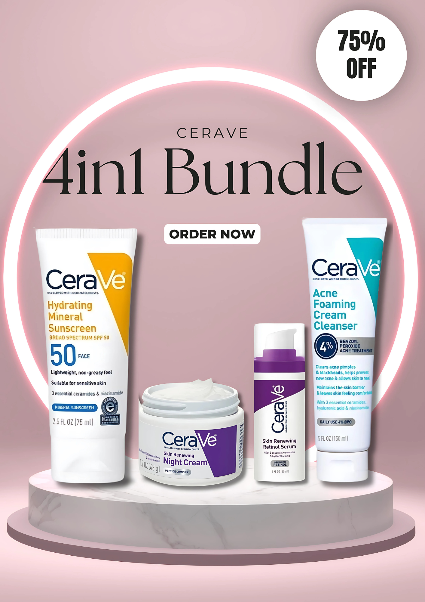 CeraVe 4 in 1 Skin care kit