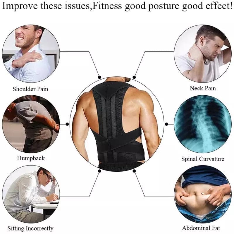 Adjustable Posture Back Belt, Posture Corrector