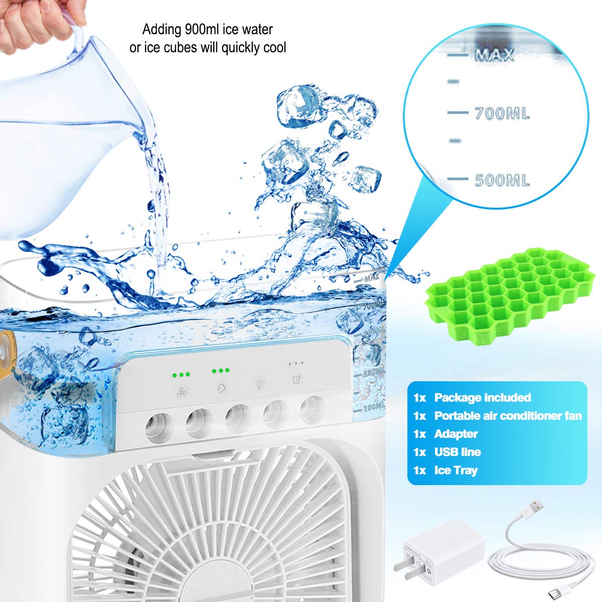 Portable Air Conditioner – USB Mini Cooler