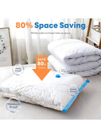 Vacuum Storage Bags with Hand Pump – Space-Saving Compression Bags for Clothes
