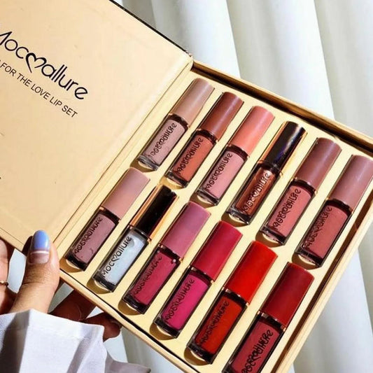 Set Of 12 Mocallure Liquid Matte Lipstick