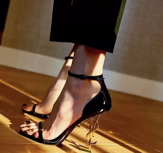 Black YSL Heel