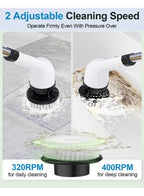 Multi-Surface Cordless Spin Cleaning Brush